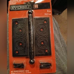 Everbilt Decorative Door Hinges 4 In 10,2 Cm Oil Rubbed Bronze Finish Have Multi
